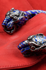 Vintage Gucci Wear on Dionysus buckle enamel and stains and wear on suede