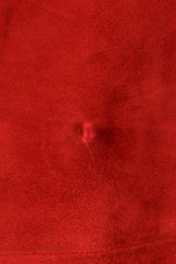 Vintage Gucci 1970s Suede Dionysus Trench Coat Missing Button