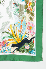 Vintage Gucci deadstock Vittorio Accornero The Jungle Scarf signature at Recess Los Angeles