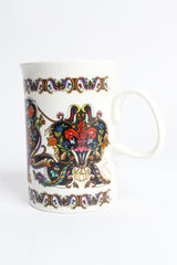 Vintage Gucci Gilded Floral Signed Mugs (Set of 2) floral pint/handle @ Recess LA