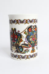 Vintage Gucci Gilded Floral Signed Mugs (Set of 2) print close @ Recess LA