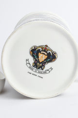 Vintage Gucci Gilded Floral Signed Mugs (Set of 2) signed @ Recess LA