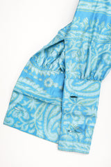 Recess Los Angeles Designer Consignment Vintage Gumps San Francisco Paisley Silk Shirtwaist Dress