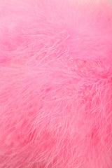 Recess Los Angeles Vintage Happy Cappers Marabou Straw Bubblegum Fluff Puff Hat