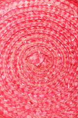 Recess Los Angeles Vintage Happy Cappers Marabou Straw Bubblegum Fluff Puff Hat