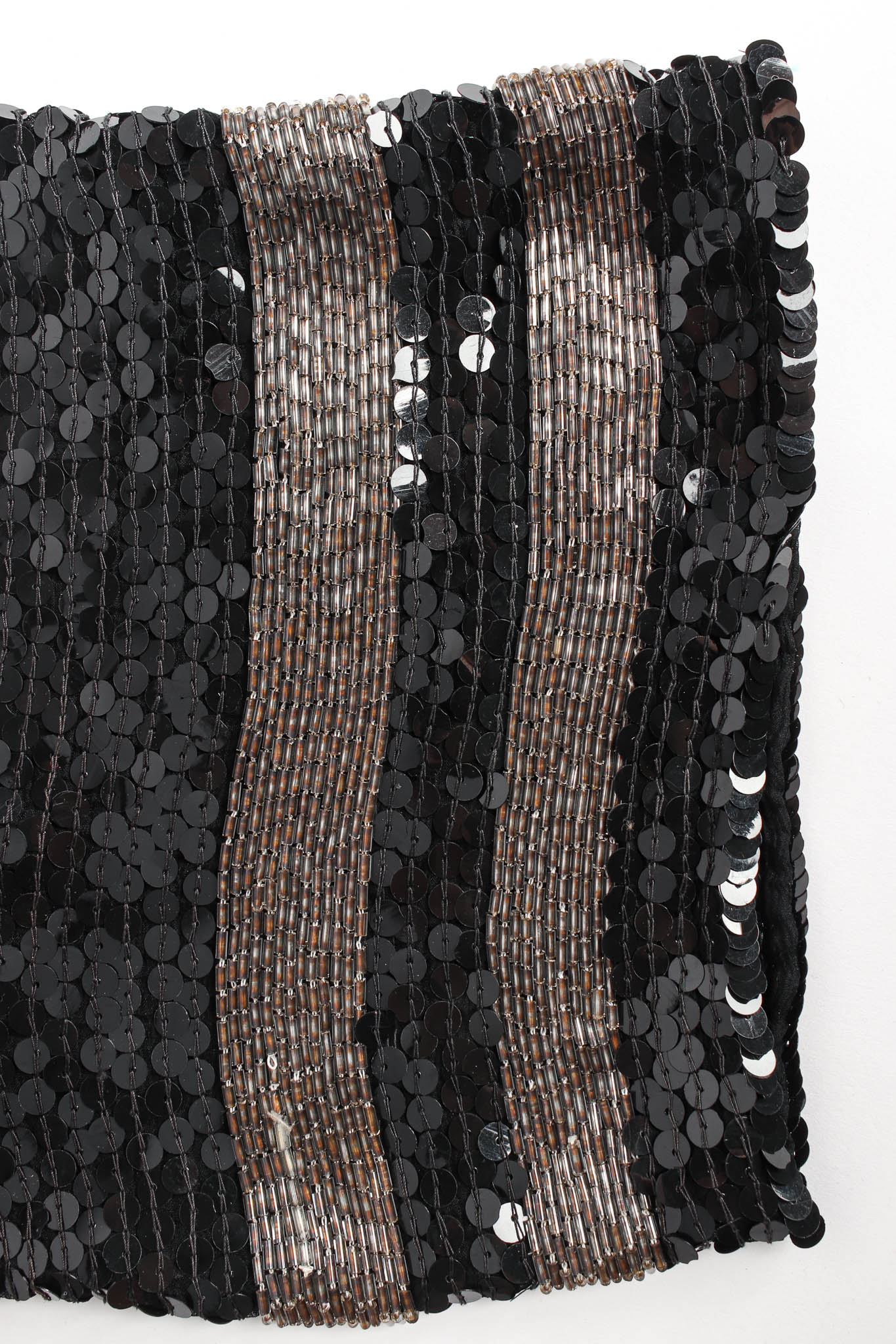 Vintage Hattie Silk Sequin Sporty Jersey sleeve detail @ Recess Los Angeles