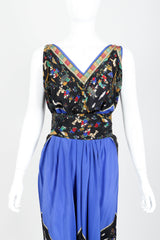 Vintage Pauline Trigere Chinois Scarf Dress Front Crop at Recess