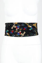 Vintage Pauline Trigere Chinois Scarf Dress Cummerbund at Recess