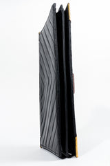 Vintage Helene Angeli Quilted Mini Envelope Portfolio Case Base at Recess