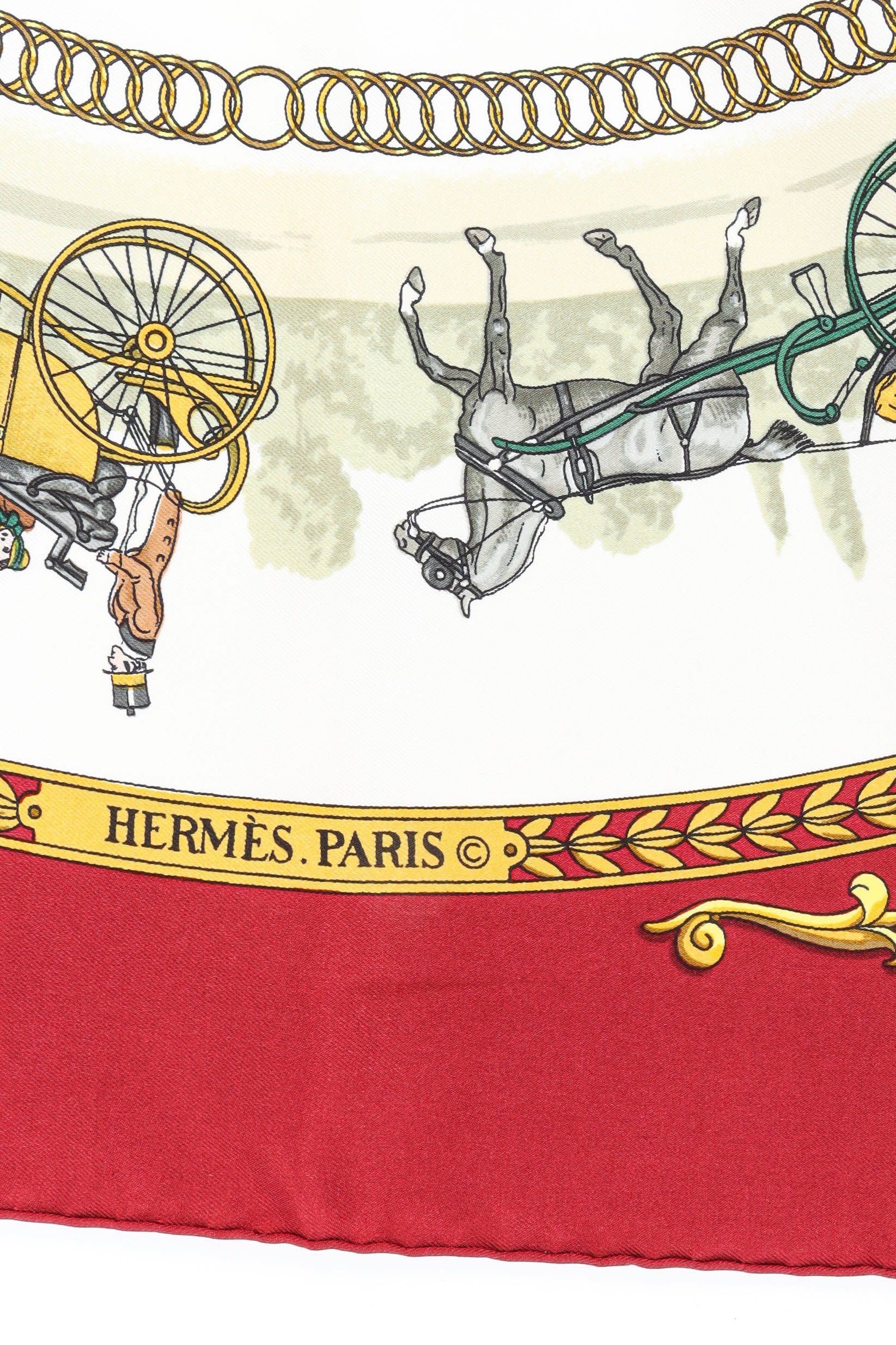 Vintage Hermés Promenade De Longchamps Scarf signed @ Recess LA
