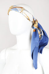 Recess Los Angeles Vintage Hermes Golden Medieval Armada Ship Scarf