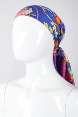 Recess Los Angeles Vintage Hermes Pierres D'Orient Et D'Occident Floral Bird Scarf