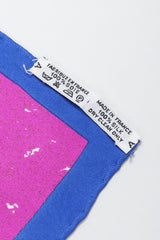 Recess Los Angeles Vintage Hermes Pierres D'Orient Et D'Occident Floral Bird Scarf