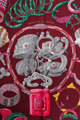 Vintage Hermes Anne Faivre Bracelets De Lumière Silk Scarf print at Recess Los Angeles