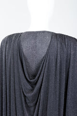 Vintage Holly Harp Metallic Cape Coat Jacket Back Crop at Recess