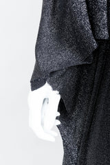 Vintage Holly Harp Metallic Cape Coat Sleeve Crop at Recess