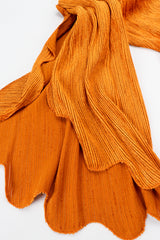 Vintage Hollys Harp Ribbed Chenille Belted Jacket & Skirt Set Sleeve Detail