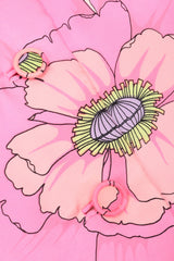 Recess Los Angeles Vintage B.H. Wragge I.Magnin Floral Print Silk Pajama Jacket & Pant Suit Set