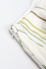 Recess Los Angeles Vintage B.H. Wragge I.Magnin Floral Print Silk Pajama Jacket & Pant Suit Set