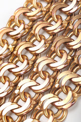 Recess Designer Consignment Vintage Isabel Canovas Wide Chain Cuff Bracelet Los Angeles Resale