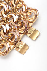 Recess Designer Consignment Vintage Isabel Canovas Wide Chain Cuff Bracelet Los Angeles Resale