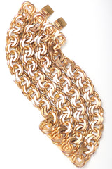 Recess Designer Consignment Vintage Isabel Canovas Wide Chain Cuff Bracelet Los Angeles Resale