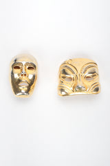 Recess Designer Consignment Vintage Isabel Cavonas Mismatched Masquerade Button Earrings Los Angeles Resale