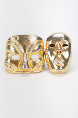 Recess Designer Consignment Vintage Isabel Cavonas Mismatched Masquerade Button Earrings Los Angeles Resale