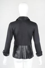 Recess Designer Consignment Vintage Isabel Leather Hooked Top & Skirt Set Outfit Ensemble Los Angeles Resale
