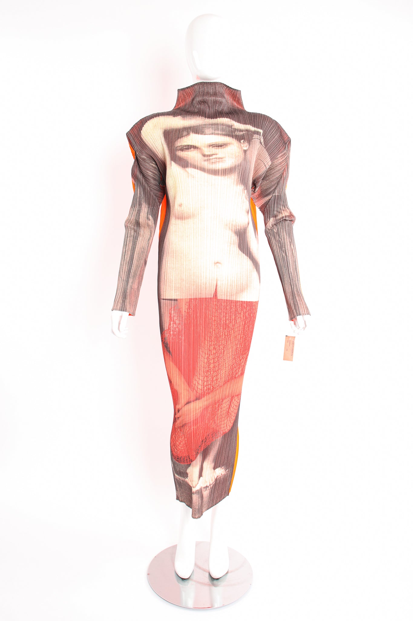 Vintage Issey Miyake Pleats Please Artist Yasumasa Morimura Dress 