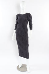 Beautiful Pleated Top and Skirt by Issey Miyake @recessla