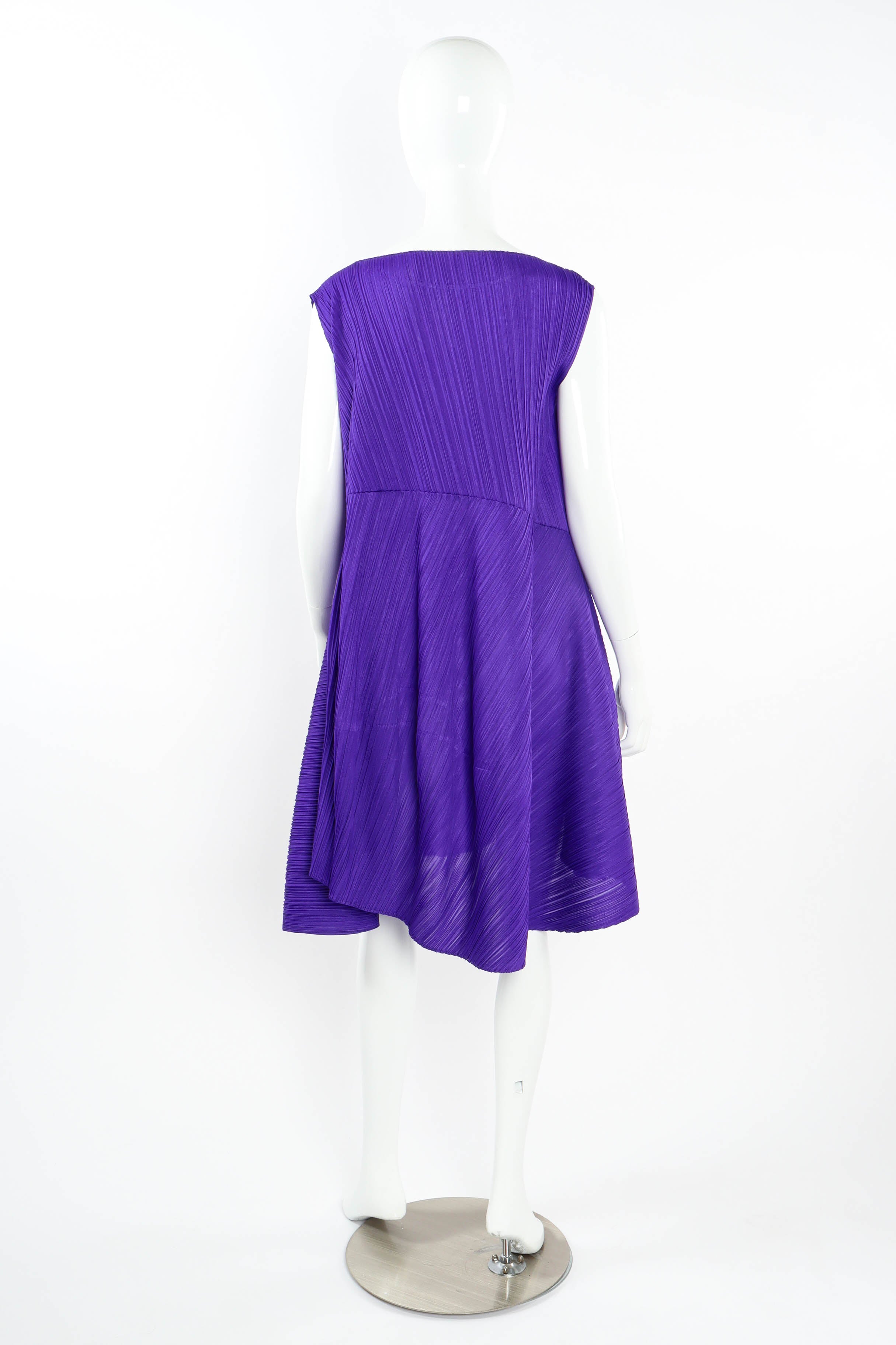 Vintage Issey Miyake Pleats Please Sleeveless Dress mannequin back @ Recess LA