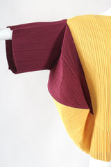 Recess Designer Consignment Vintage Issey Miyake S/S 1990 Pleated Circle Top & Short Set Manus x Machina Energieen Stedelijk Amsterdam Resale Los Angeles