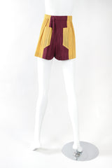 Recess Designer Consignment Vintage Issey Miyake S/S 1990 Pleated Circle Top & Short Set Manus x Machina Energieen Stedelijk Amsterdam Resale Los Angeles