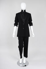 Recess Los Angeles Vintage Issey Miyake Faux Double Lapel Tuxedo Suit
