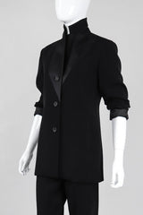 Recess Los Angeles Vintage Issey Miyake Faux Double Lapel Tuxedo Suit