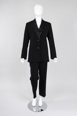 Recess Los Angeles Vintage Issey Miyake Faux Double Lapel Tuxedo Suit