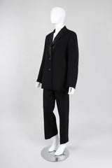 Recess Los Angeles Vintage Issey Miyake Faux Double Lapel Tuxedo Suit