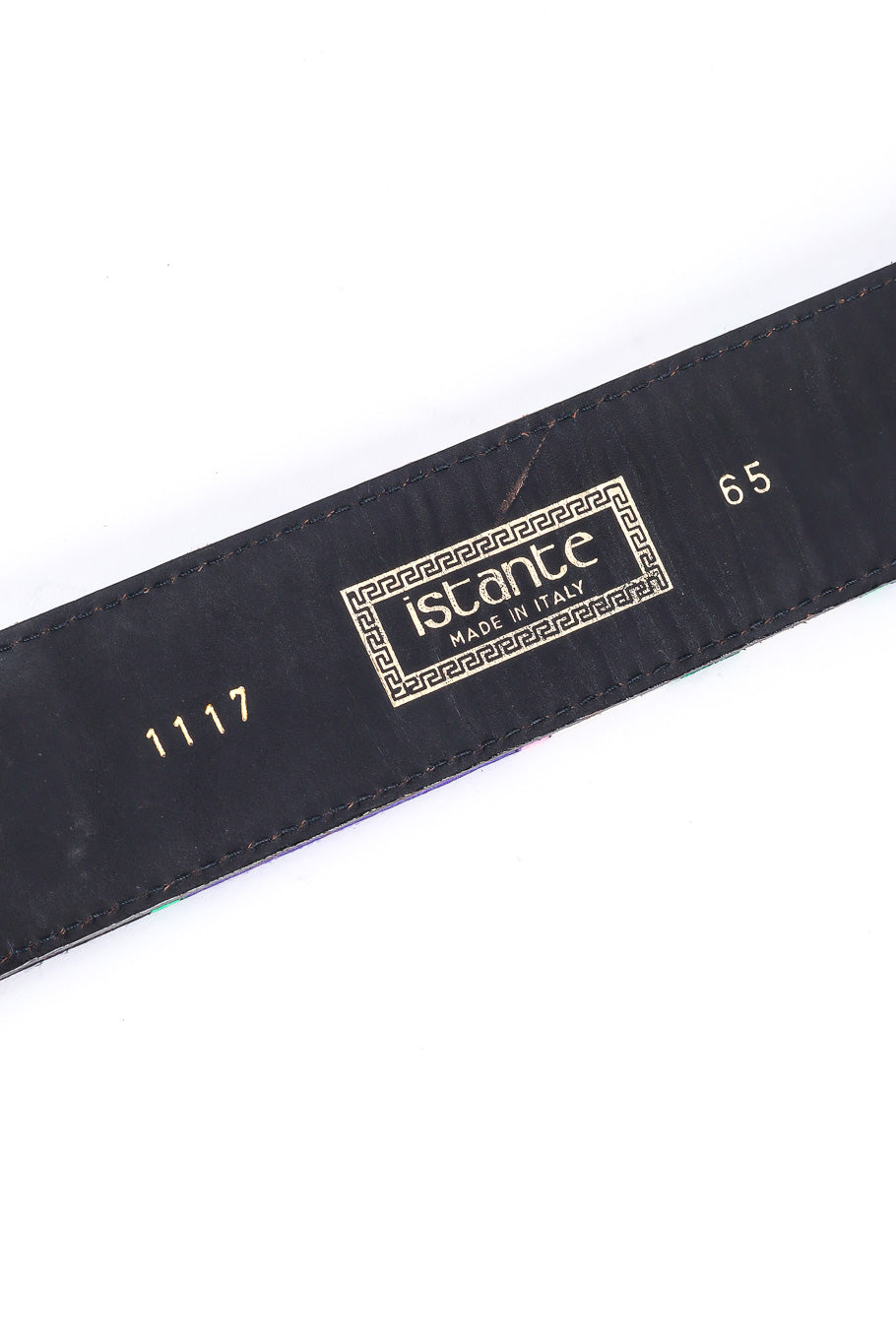 Canvas coated leather belt by Istante label @recessla