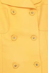 Golden Jacket & Skirt Set