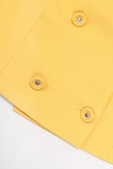 Golden Jacket & Skirt Set