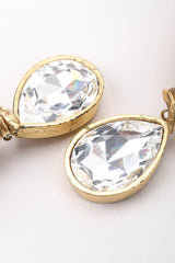 Recess Los Angeles Vintage J.Esquivel Crystal Coral Branch Drop Earring