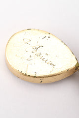 Recess Los Angeles Vintage J.Esquivel Crystal Coral Branch Drop Earring