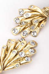 Recess Los Angeles Vintage J.Esquivel Crystal Coral Branch Drop Earring