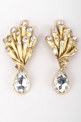 Recess Los Angeles Vintage J.Esquivel Crystal Coral Branch Drop Earring