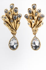 Recess Los Angeles Vintage J.Esquivel Crystal Coral Branch Drop Earring