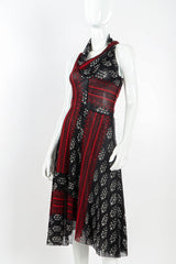 Vintage Paul Gaultier Soleil Fleur & Leaf Dress mannequin angle  @ Recess LA