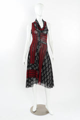 Vintage Paul Gaultier Soleil Fleur & Leaf Dress mannequin front @ Recess LA