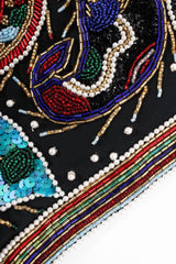 Vintage Jack Bryan Embellished Paisley Beaded Jacket hem crop at Recess Los Angeles