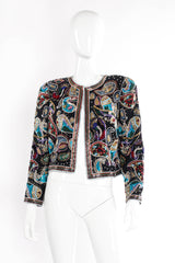 Vintage Jack Bryan Embellished Paisley Beaded Jacket on mannequin at Recess Los Angeles